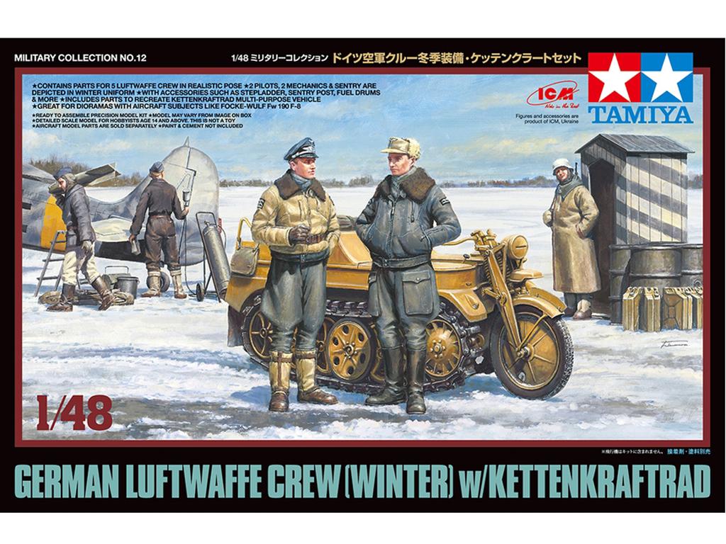 German Luftwaffe Crew w/ Kettenrad (Vista 1)