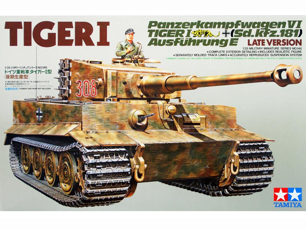 Tanque Aleman Tiger I ultima versión (Vista 1)