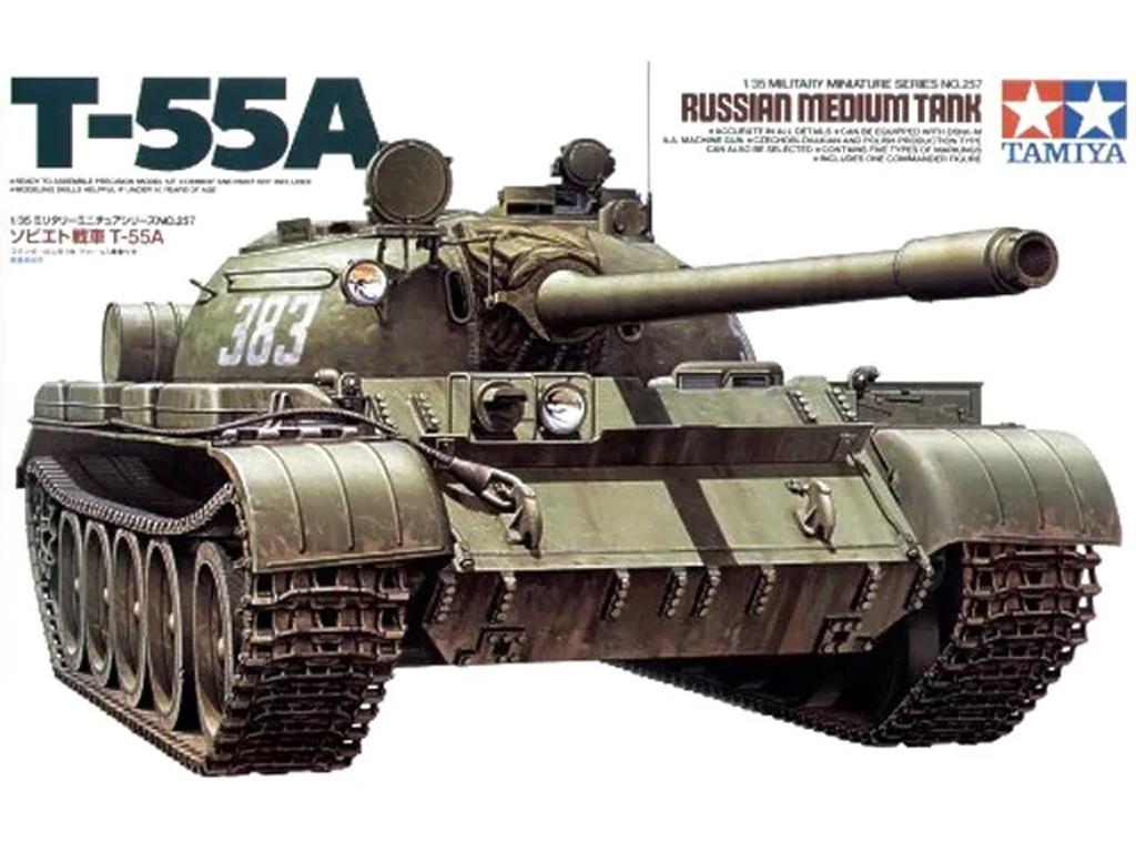 Tanque Ruso medio T-55 A (Vista 1)