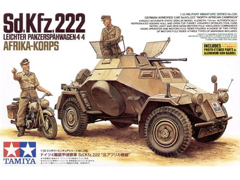 German Sd.Kfz.222 North African Campaign (Vista 1)