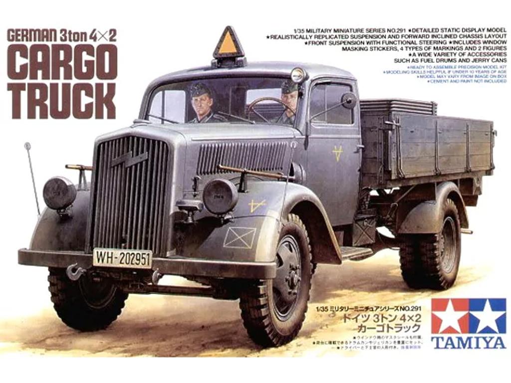 Camión de carga alemán 3 ton. 4x2 (Vista 1)