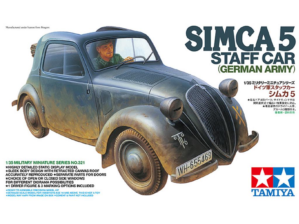 Simca 5 Staff Car - German Army (Vista 1)