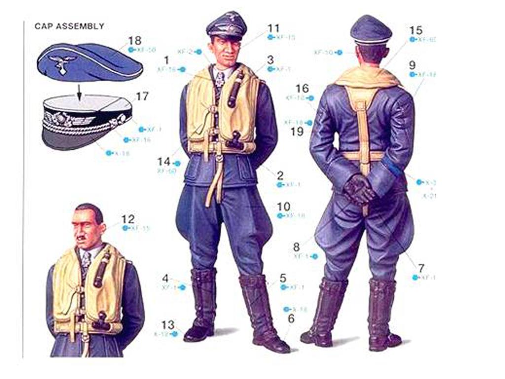 Piloto Aleman de la Luftwaffe (Vista 3)