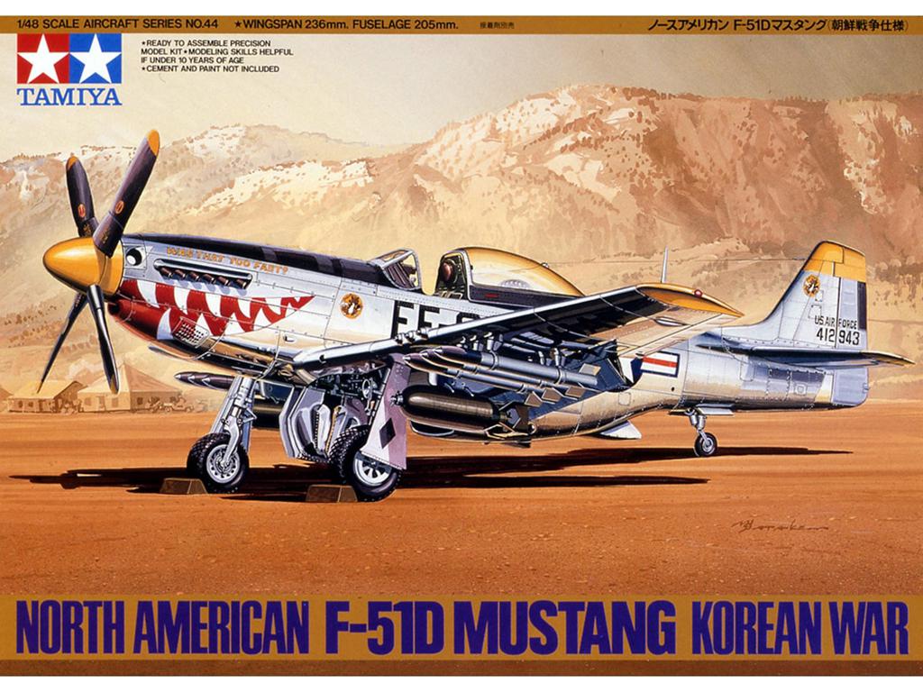 North American F-51D Mustang Korean War (Vista 1)