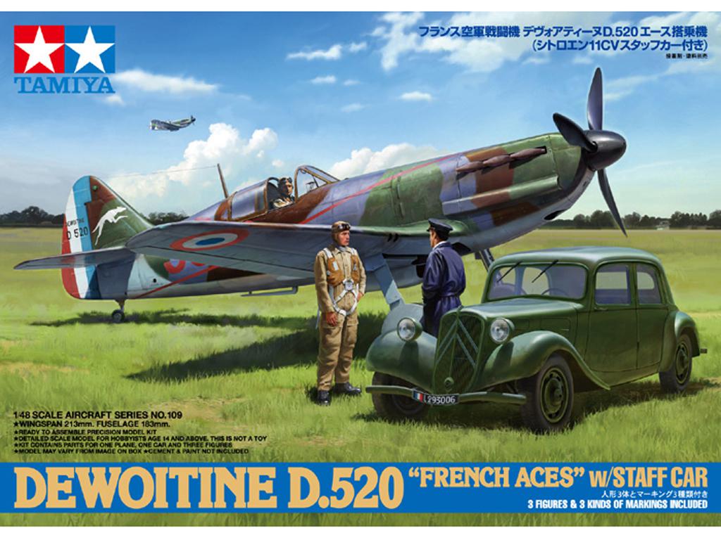 D.520 French Aces w/Staff Car (Vista 1)
