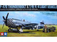 P-47D Thunderbolt Bubbletop And 1/4-Ton 4X4 Light Vehicle (Vista 3)