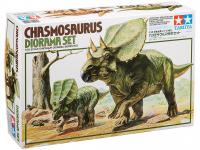 Diorama del Chasmosaurus (Vista 3)