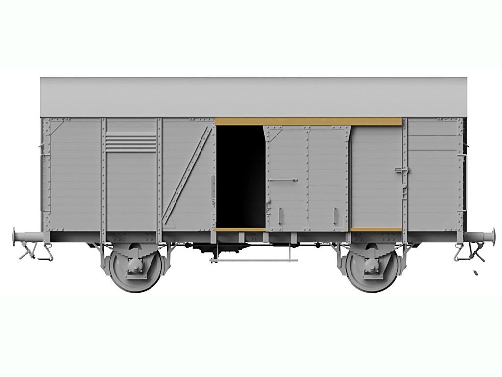 Vagón de carga alemán Gr 15t   (Vista 4)
