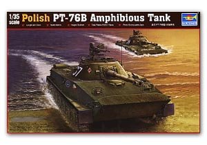 Polish PT-76B Amphibious Tank - Ref.: TRUM-00382