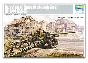 Russian 100mm Anti-tank Gun M1944   (Vista 1)