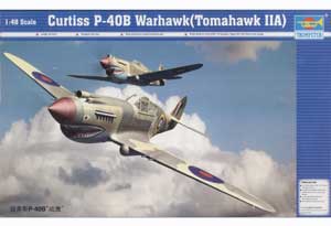 Curtiss P-40B Warhawk   (Vista 1)