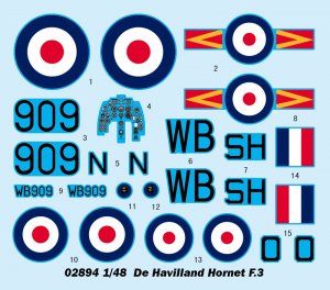 De Havilland Hornet F.3  (Vista 3)