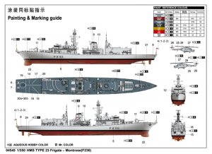 HMS TYPE 23 Frigate – Montrose(F236)  (Vista 2)