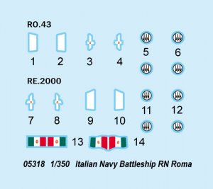 Italian Navy Battleship RN Roma  (Vista 3)