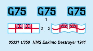 Royal Navy Destroyer HMS Eskimo 1941  (Vista 3)