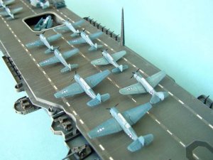 US Aircraft Carrier CV-10 Yorktown 1944  (Vista 5)
