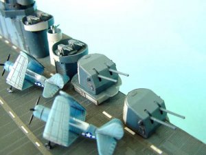 US Aircraft Carrier CV-10 Yorktown 1944  (Vista 6)