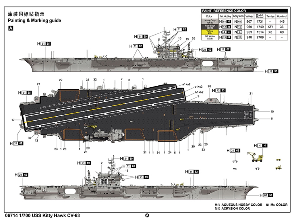 USS Kitty Hawk CV-63  (Vista 2)
