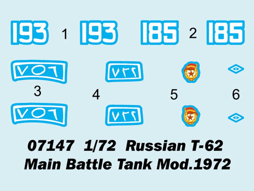 Russian T-62 Main Battle Tank Mod.1972  (Vista 3)