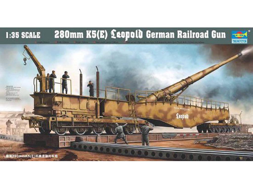 Cañon Aleman de 280mm K5 Leopold (Vista 1)