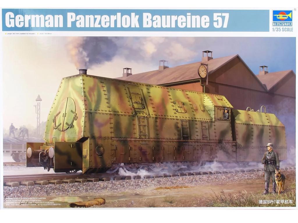 Locomotora blindada alemana Panzerlok BR57 (Vista 1)