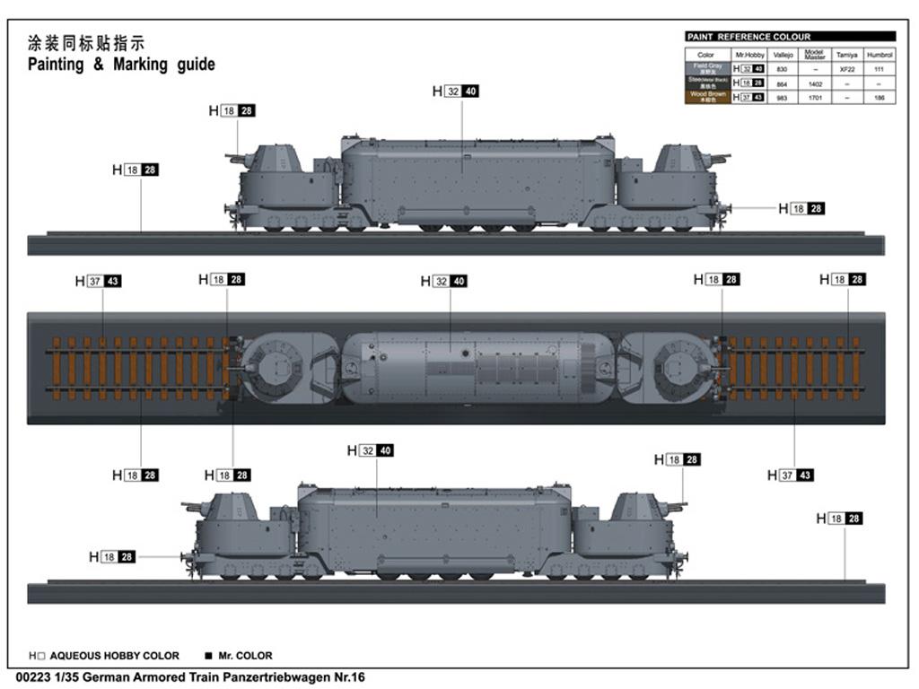 Tren blindado alemán PanzerTriebwagen Nr.16 (Vista 3)