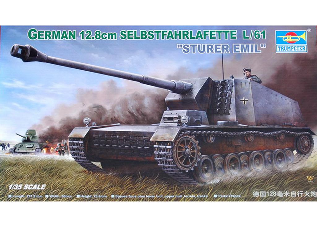German 12.8cm Selbstfahrlafette L/61 (Vista 1)