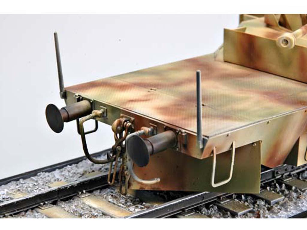 Vagón blindado con torreta Panzer (Vista 2)