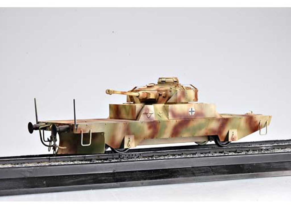 Vagón blindado con torreta Panzer (Vista 4)