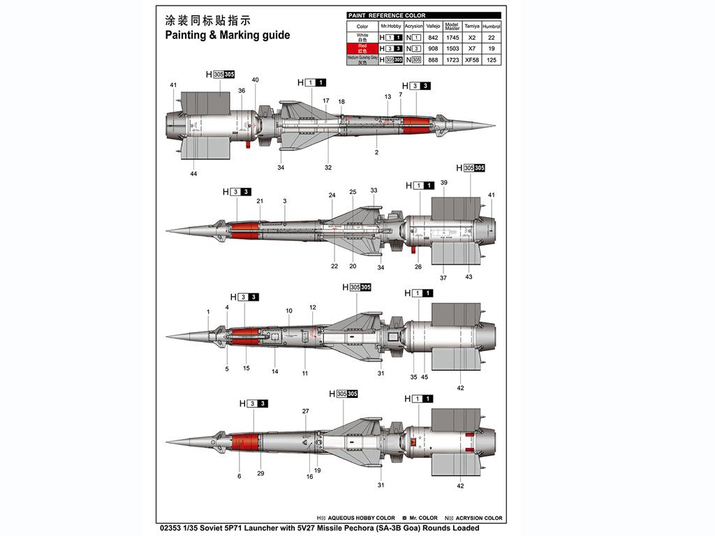 Soviet 5P71 Launcher with 5V27 Missile Pechora (Vista 2)