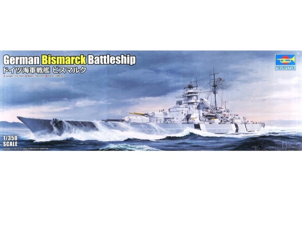 Acorazado Alemán Bismarck (Vista 1)