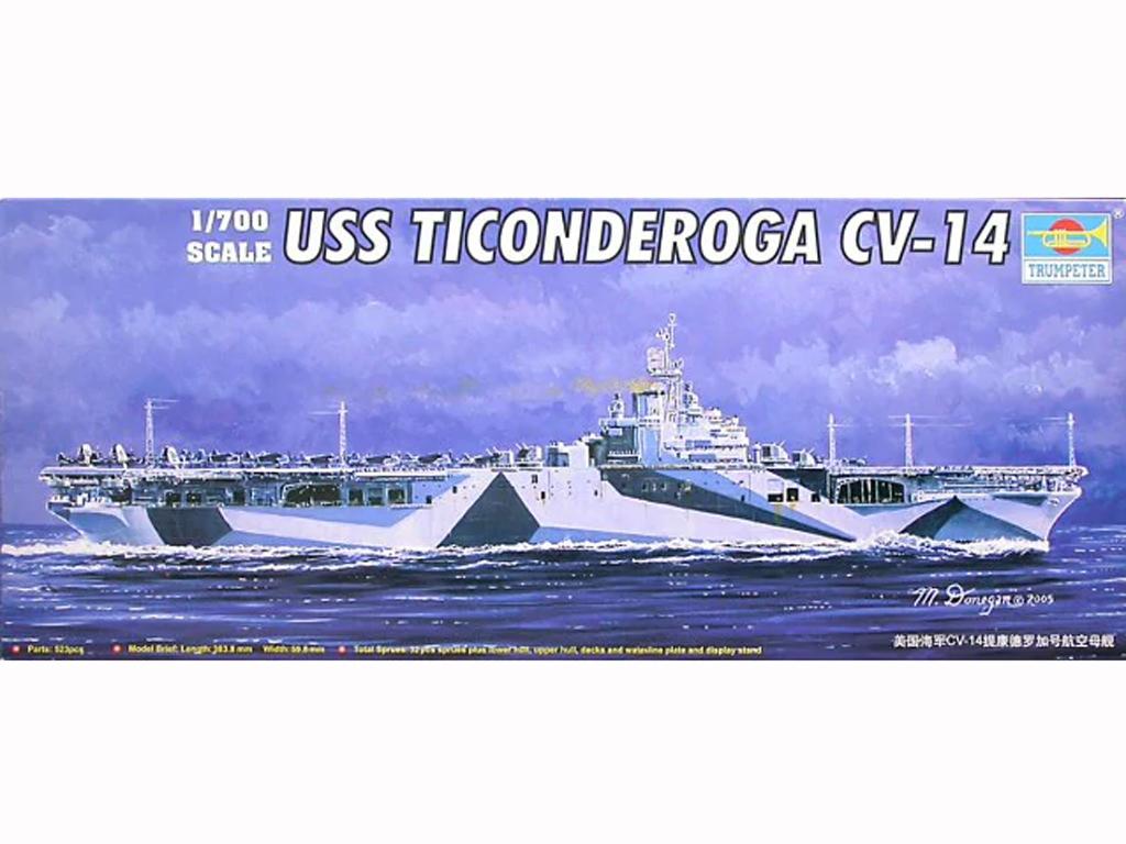 USS Ticonderoga CV-14 (Vista 1)