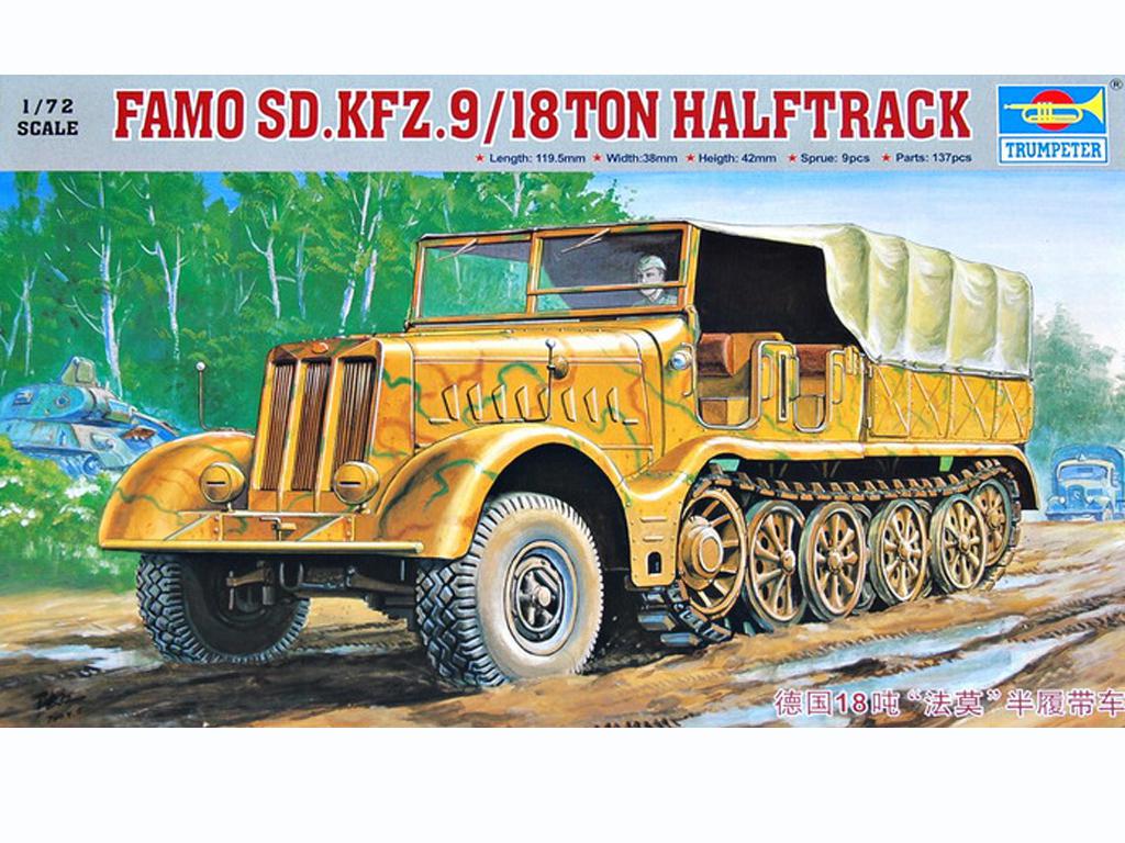 Famo Sd.Kfz.9/18 ton halftrack (Vista 1)