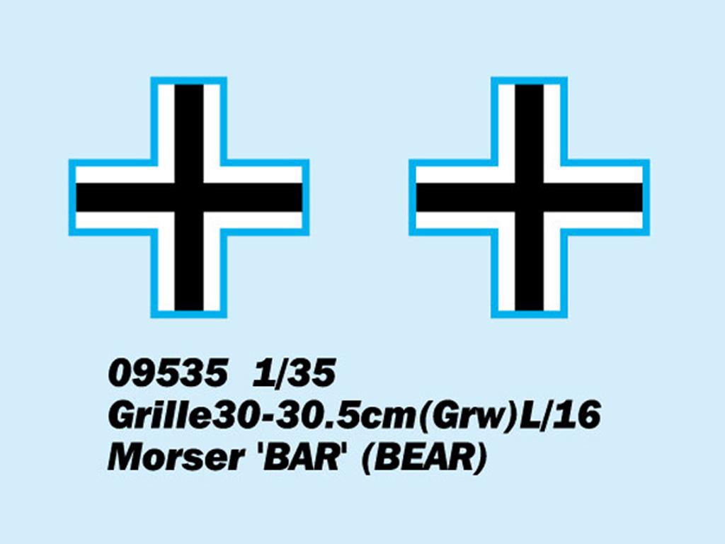 Grille 30-30.5cm (Grw) L/16 Morser ‘BAR  (Vista 3)