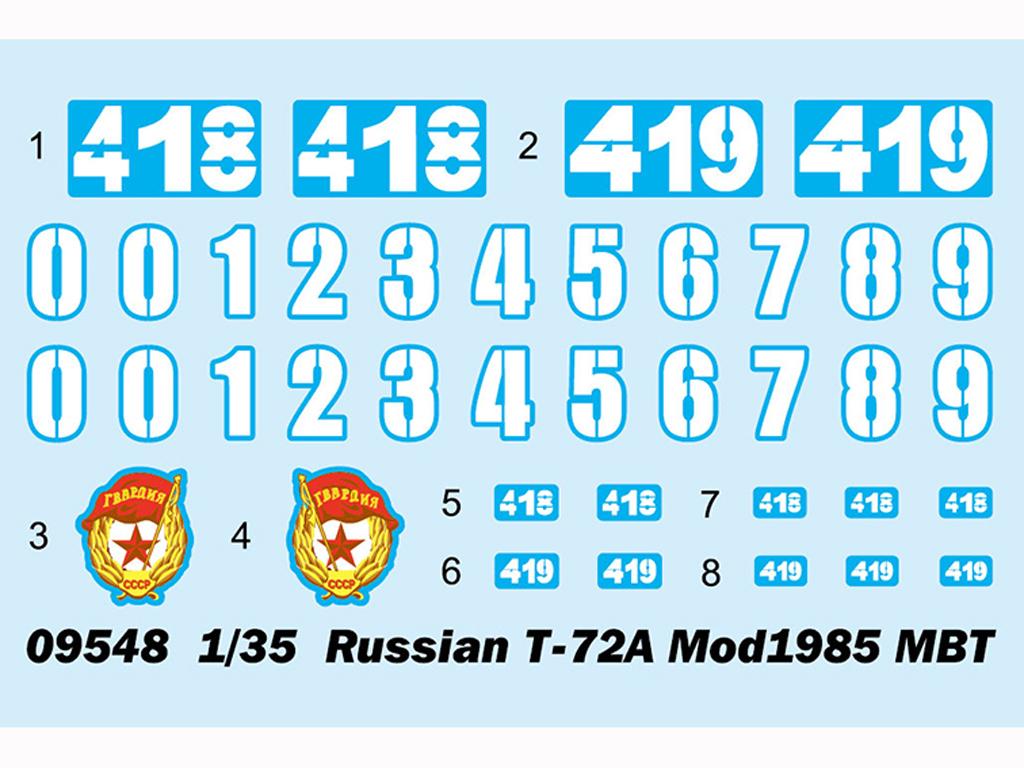 Russian T-72A Mod 1985 MBT (Vista 3)