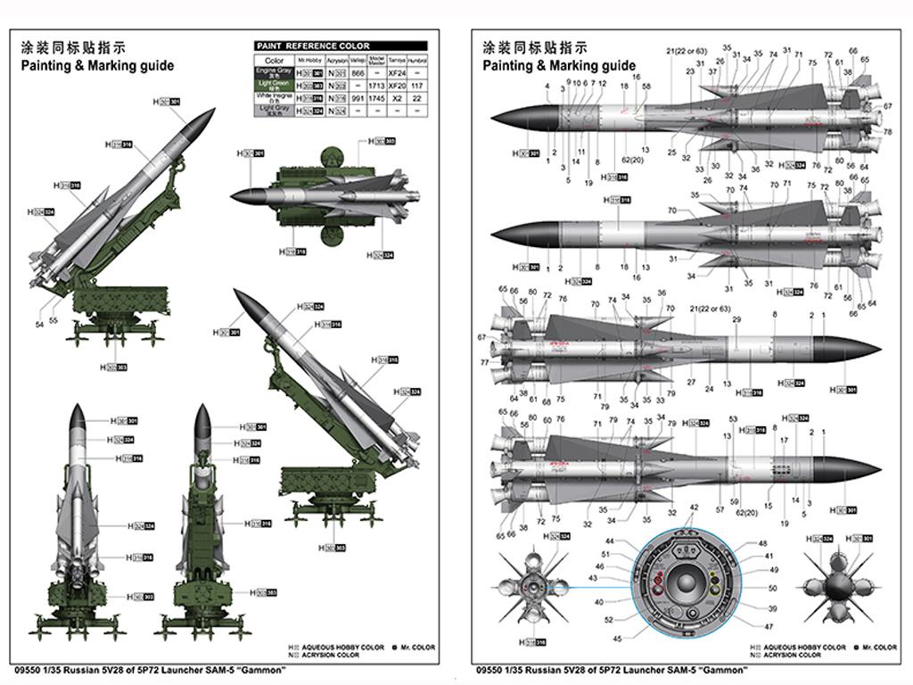 Russian 5V28 of 5P72 Launcher SAM-5 Gammon (Vista 4)