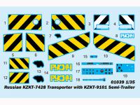 Transportador ruso KZKT-7428 con semirremolque KZKT-9101 (Vista 6)