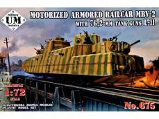 Motorized Armored Railcar MBV-2 - Ref.: UMMT-675