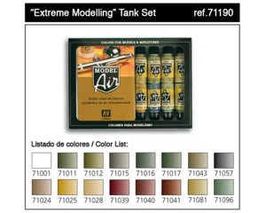 Extreme Modelling Tank Set  (Vista 1)