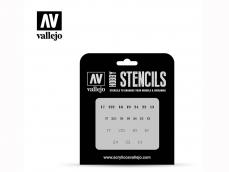 Numerales Rusos - Ref.: VALL-AFV003