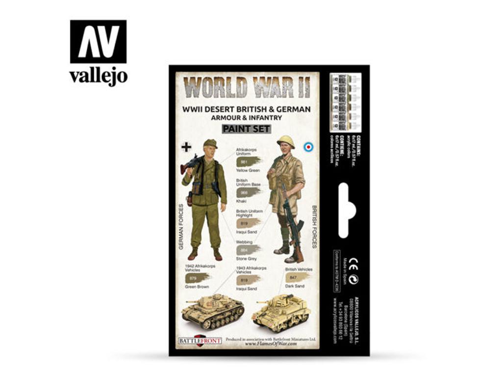 Desert British & German Armour & Infantry (Vista 2)