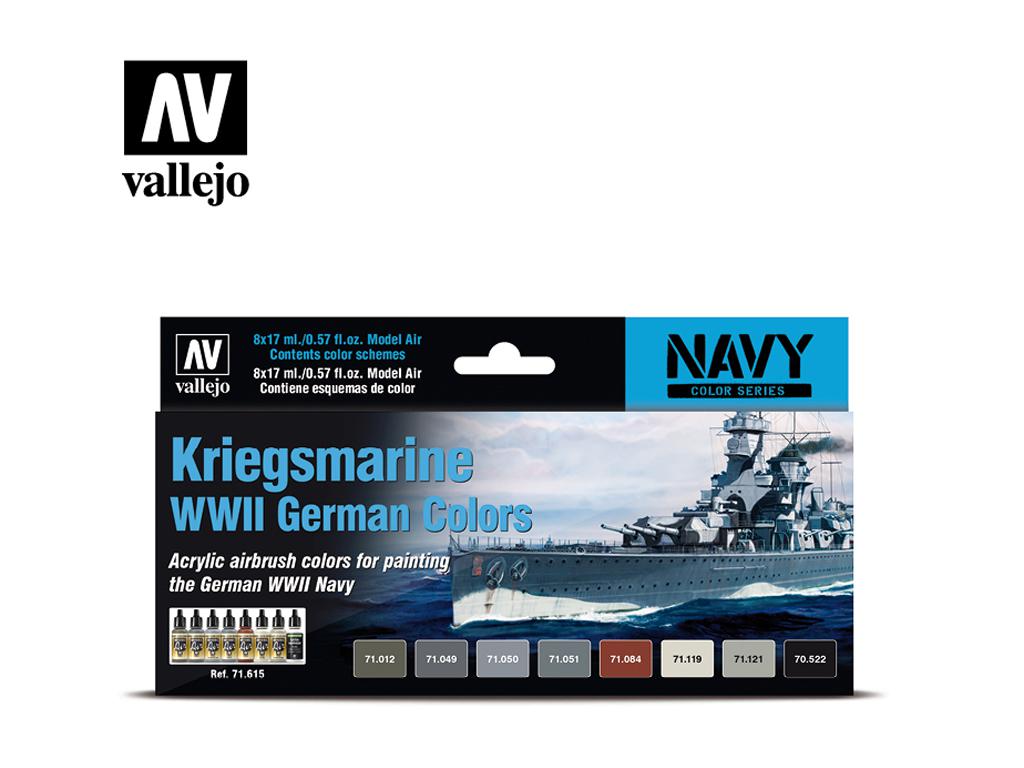 Colores alemanes Kriegsmarine WWII (Vista 1)