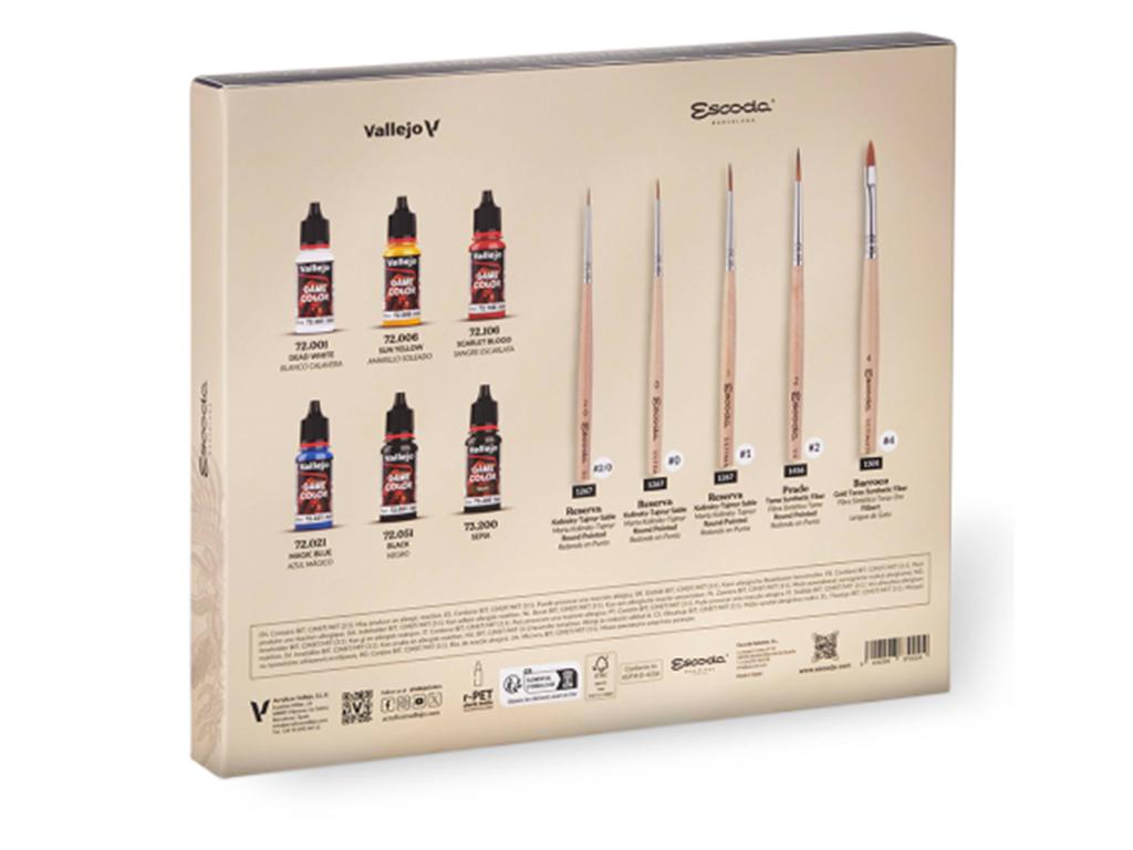 Ultimate miniature set Paint & Brushes (Vista 3)