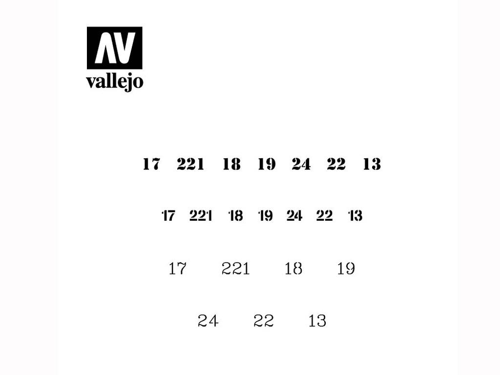 Numerales Rusos (Vista 2)