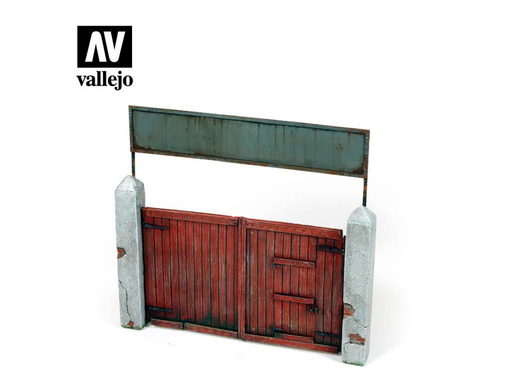 Portón de madera (Vista 1)