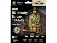 Set 8 MC Alpine NCO US Infantry 44-45 + figura (Vista 2)