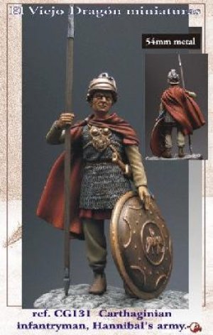 Carthaginian Infantryman - Hannibal  (Vista 1)