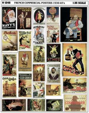 Carteles Comerciales Franceses  (Vista 1)