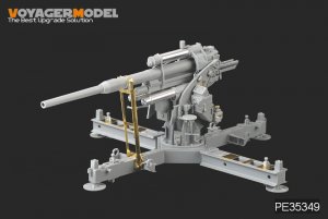 German 88mm FlaK 37 mit Behelfslafette   (Vista 1)