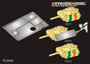 German AFV Disc pattern camouflage maski  (Vista 1)